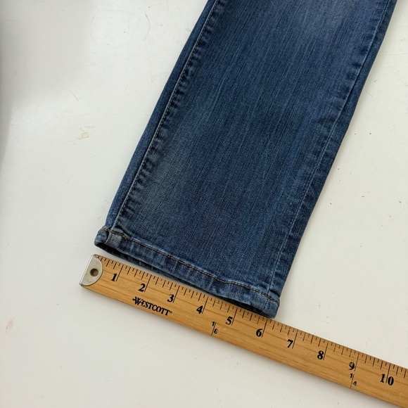 Torrid Premium Denim Dark Wash Distressed Slim Leg Jeans Womens 18r 36 x 30 Mid - Picture 10 of 11